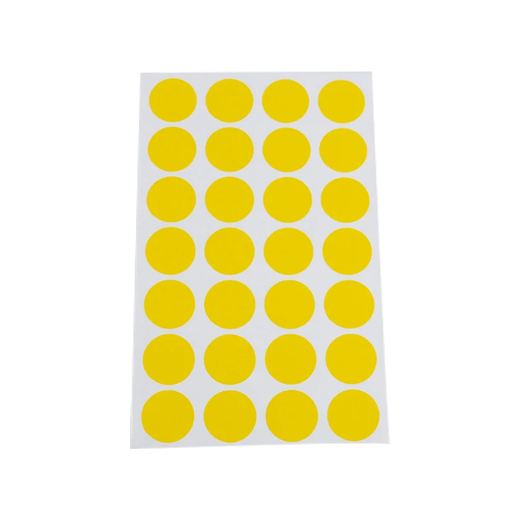 China Factory Self Adhesive Colorful Dots Label