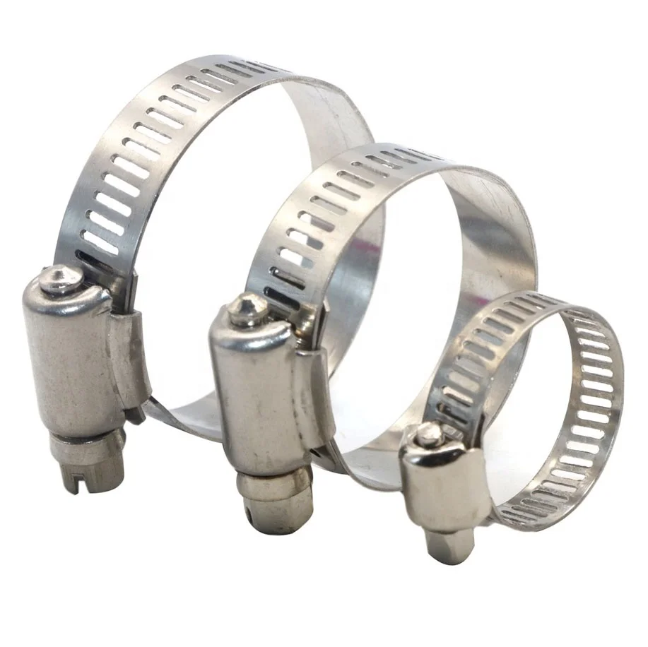 ZM Stainless Steel American Type Worm Drive Hose clamp tightener 8-12mm small diameter hose clamp
