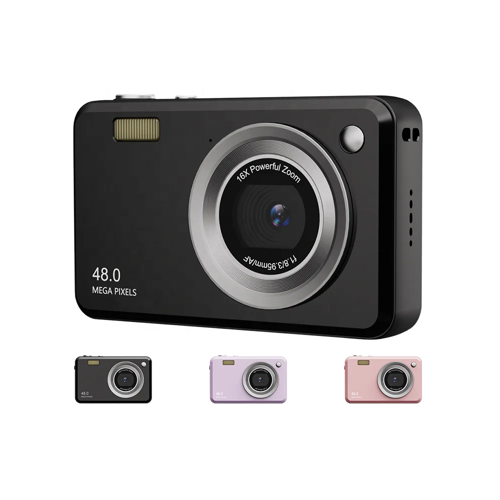 YMX CA07 16X Zoom Fashionable Best Gift Intelligent Small Imaging Tool Digital Camera for Teens Students Maiden Scholar juvenile