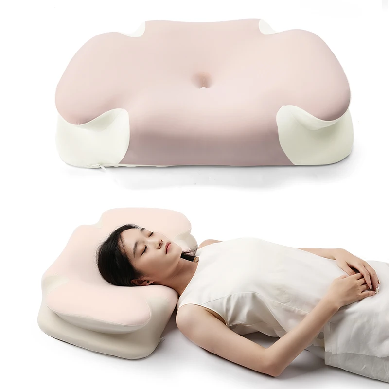 Necks Shoulder Anti Snore Sleeping Cervical Pillow Side Orthopedic Ergonomic Memory Foam with Ear Hole