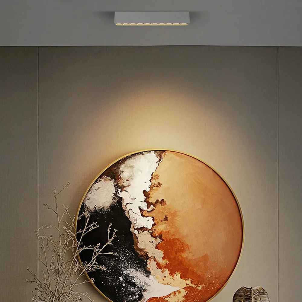 SCON Anti Glare Track Linear Light Modern Magnetic Track Lighting Adjustable Linear Rail 10W Spotlight Dimmable system SC-XTB08