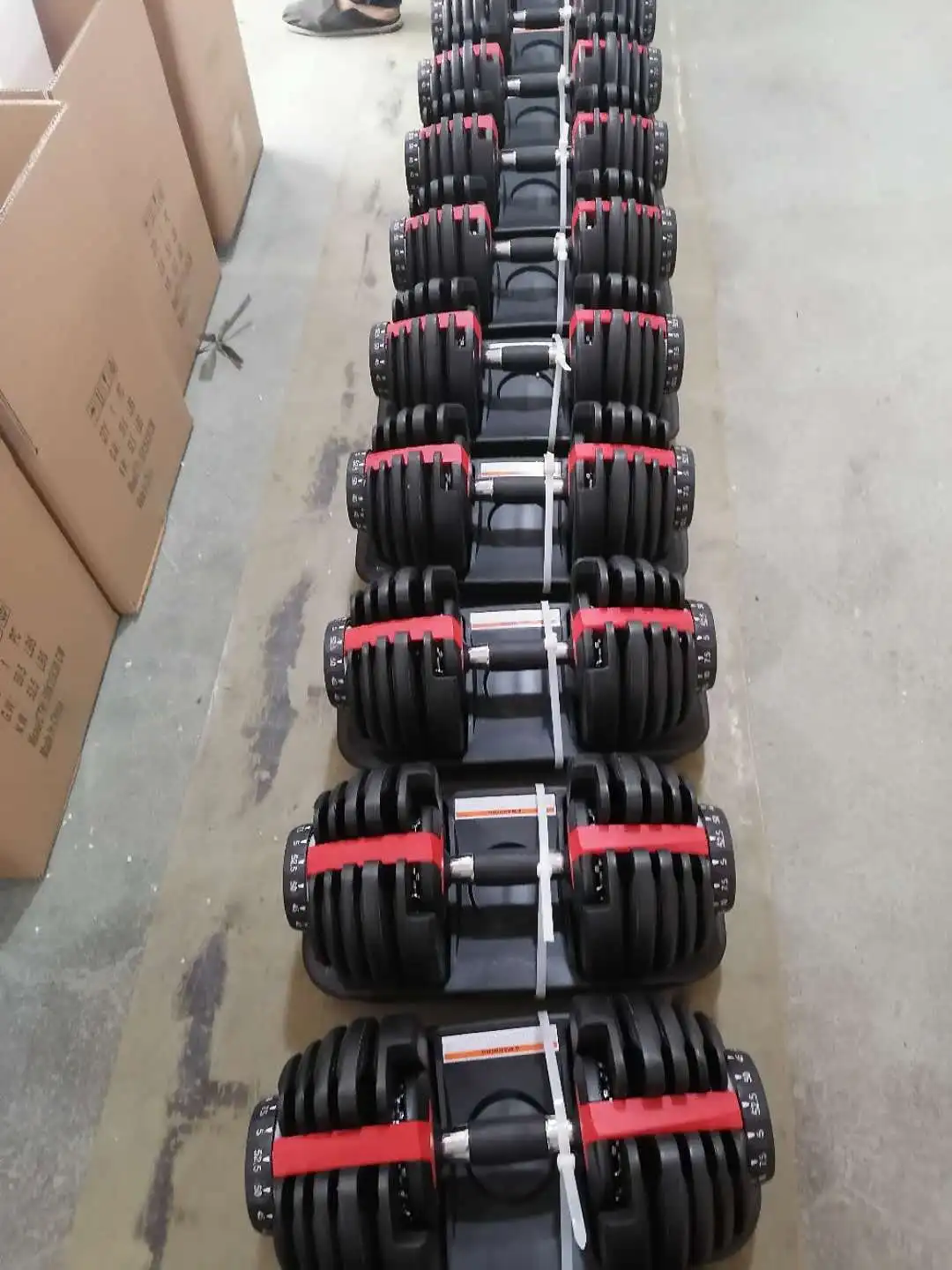 Top-Selling strength training Dumbbells Adjustable 90lbs 40kg Weight Lifting Adjustable dumbbel for sale dumbbel set