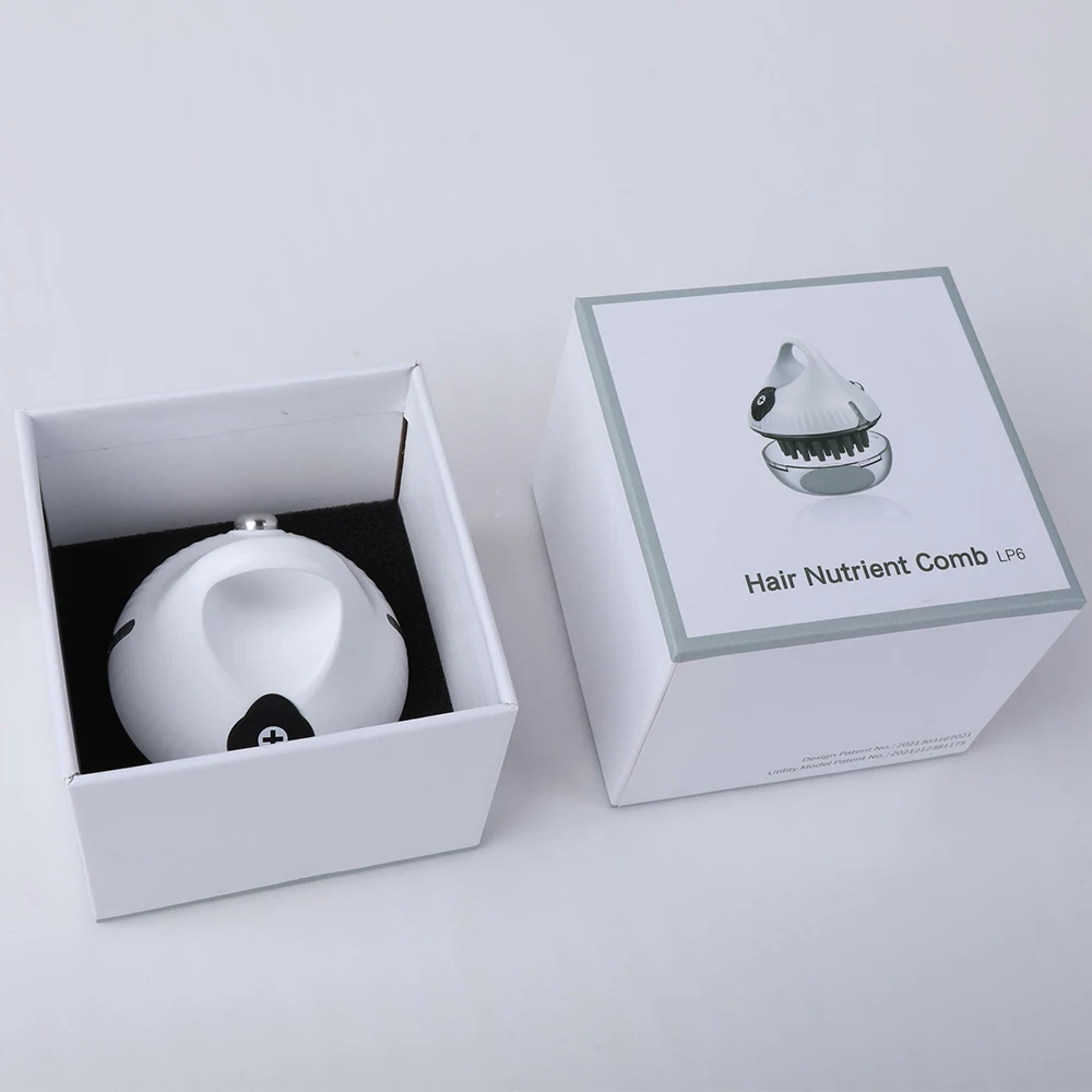 Factory Wholesale Hair Scalp Massager Comb Dispenser Serum Oil Silicone Hair Massage Brush