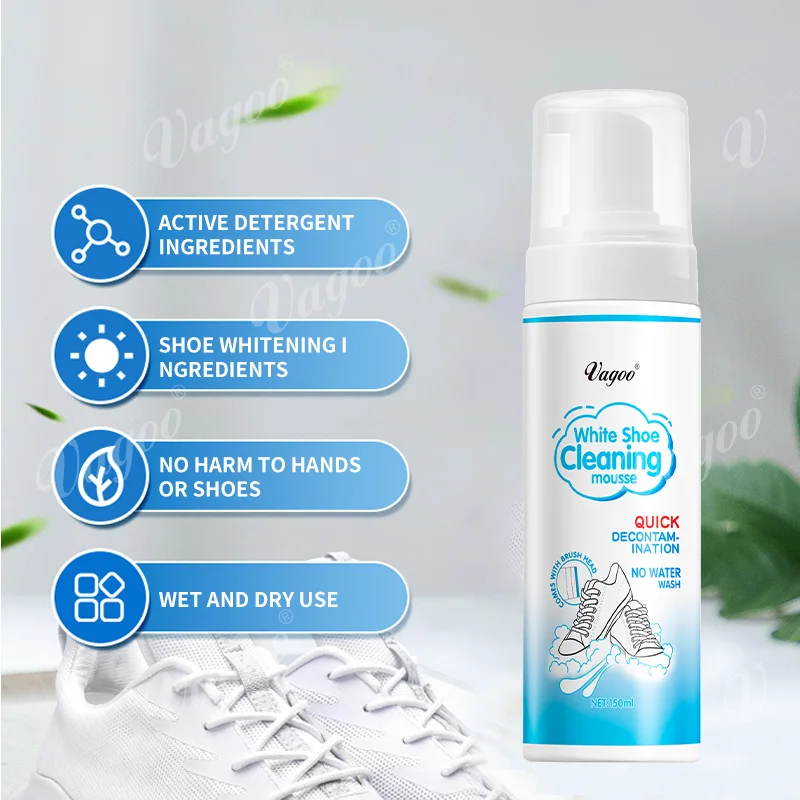 OEM ODM Hot Selling Shoe Cleaner Spray Powerful Clean Spray For All Leathers Sport Shoes Soften Stain And Dirt Cleanser Spray