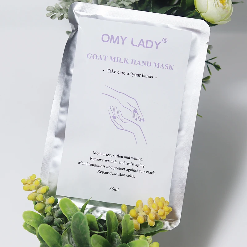 Fast shipping omy lady hand care products hydrating custom vegan hand bleaching mask for wholesale