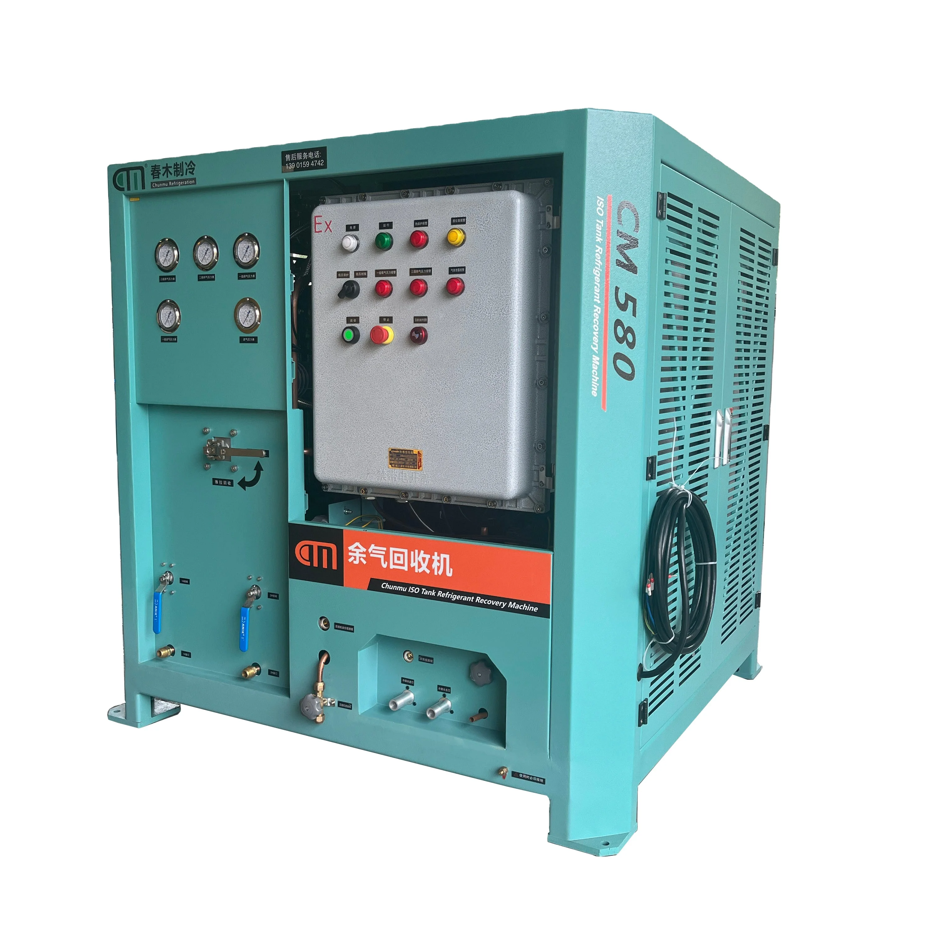 R410A R134A oil less freon recovery machine