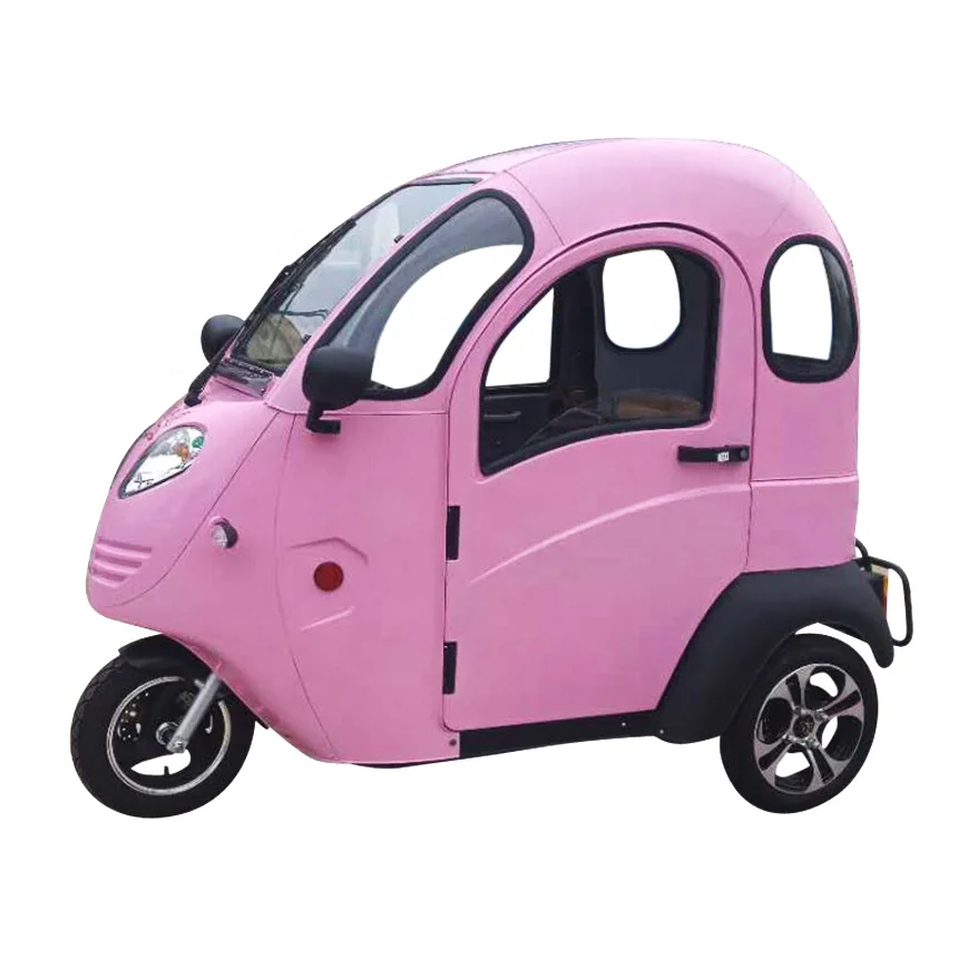 EEC COC Factory Price Long Range Motorcycle Three Wheel Enclosed Rickshaw Electric Tricycle
