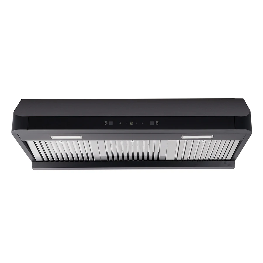 Modern Design Switch Control Kitchen Exhaust Slim Cooker Hood Aire Range Hood Inserts Filter for Kitchen Hood