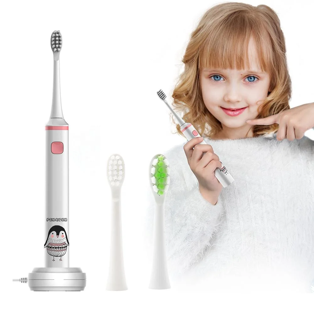 
2020 Hot Kids Electric Toothbrush Health Care Oral hygiene Ultrasonic Rechargeable Waterproof USB Charger Brush Tooth Whitening 
