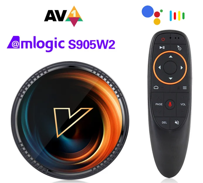 Vontar  W2 ATV androidtv 11.0 Smart TV Box Amlogic S905W2 Support Google Voice  8K Video 4K@60fps AV1 Dual Wifi BT4.0 TV BOX
