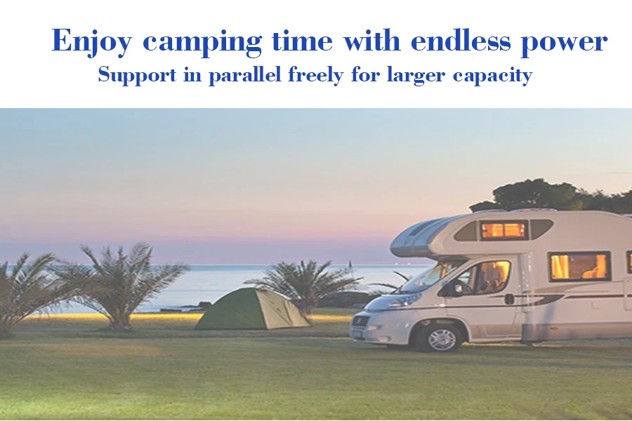 Lighter Smaller 5X Longer Service Life Recreational Vehicles 12V 300Ah Caravan Lithium Battery