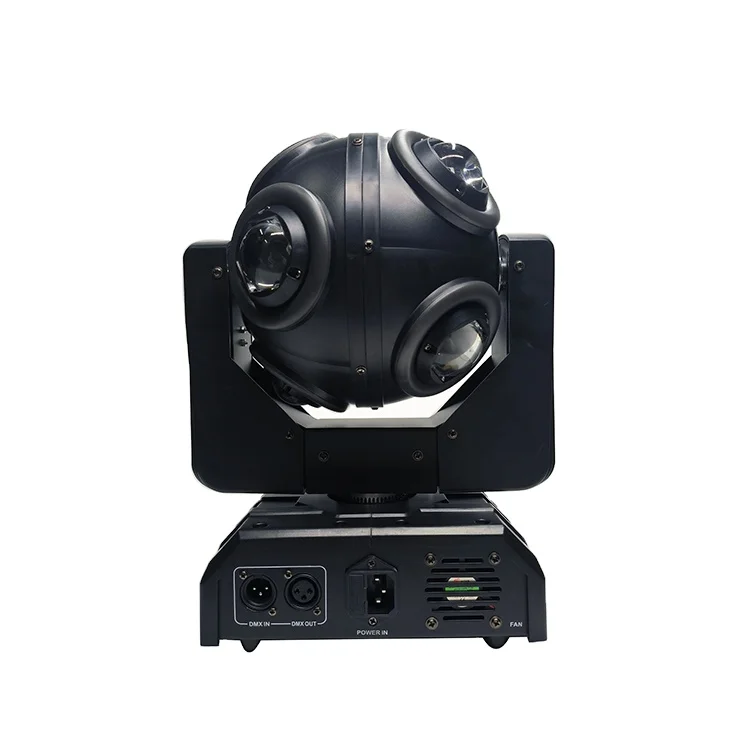 Newest led disco 8x12w rgbw led beam football moving light/led dj disco ball light/stage bar limitless