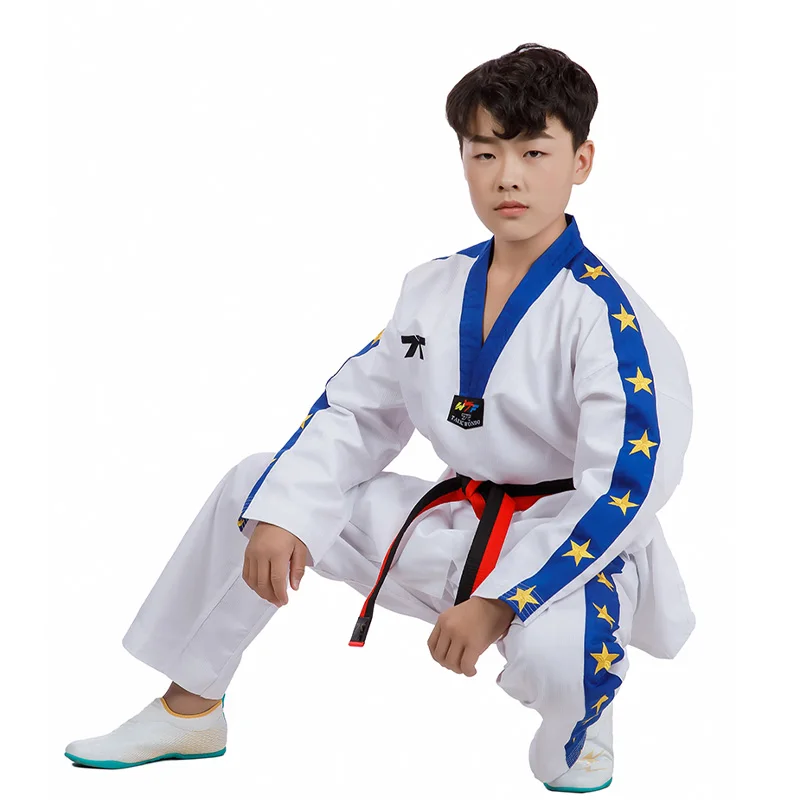 Cheap Customized Taekwondo Uniforms Breathable Plus Size Athletic Training Uniforms/Dobo/Kimono
