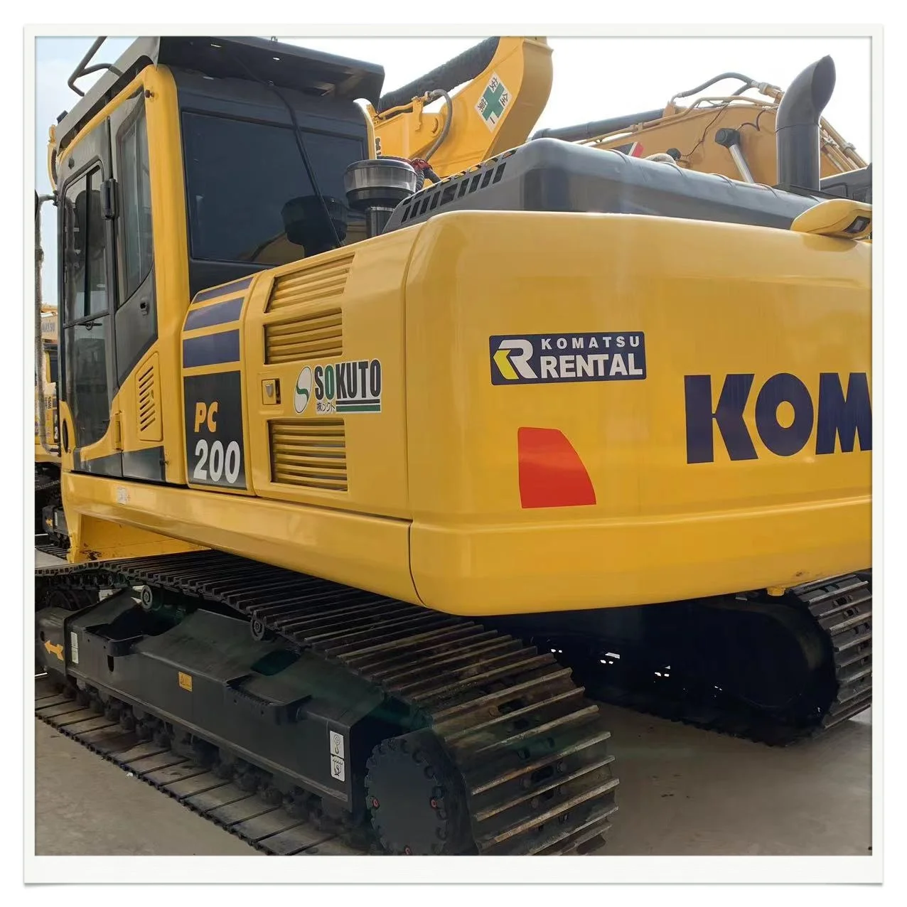 2022 модель гусеничного экскаватора Komatsu 20 тонн дешевый оригинальный гусеничный экскаватор 200-8N1 бесплатная доставка дизельный двигатель PC220