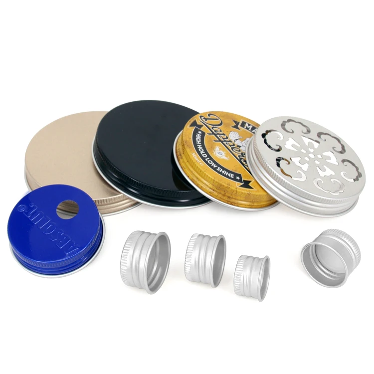wholesale custom metal candle lid aluminium metal screw metal Lids
