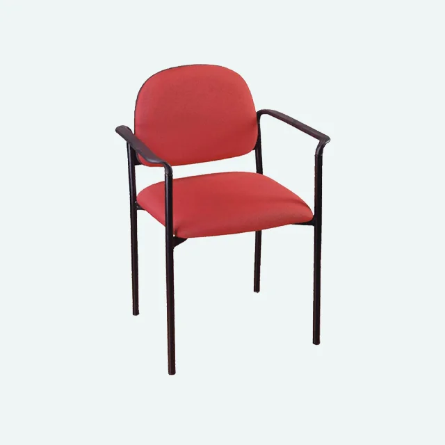 Упрощенный стул отдыха офисное кресло с подлокотниками для посетителей JYX-WC-04FR