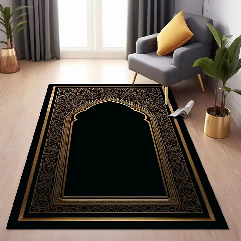 Manufacturer Turkey Sajadah Muslim Prayer rug praying mat Islamic coral velvet in China carpets and rugs praying mat islamic