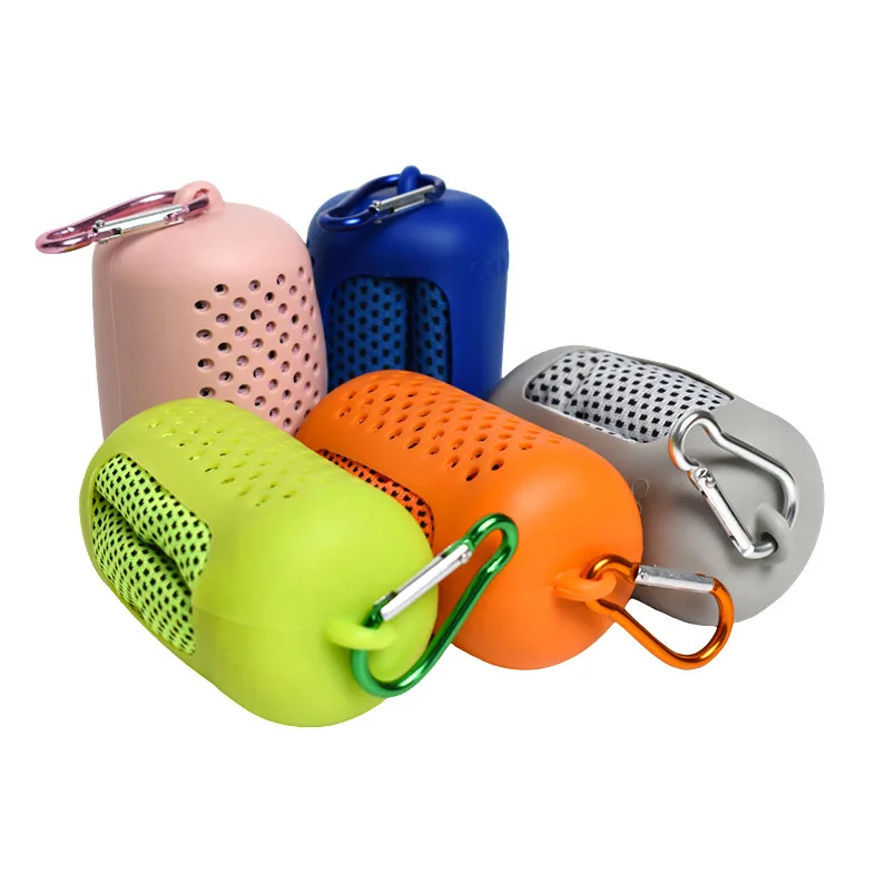 Wholesale Quick Dry Cooling Towel Custom Summer Gym Sports Reactive Printed Instant Cold Ice Cool Towel Microfiber