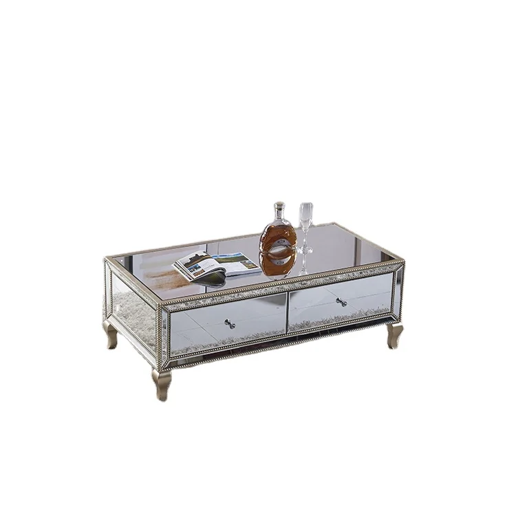 
High quality modern luxury modern furniture beads coffee table for living room 