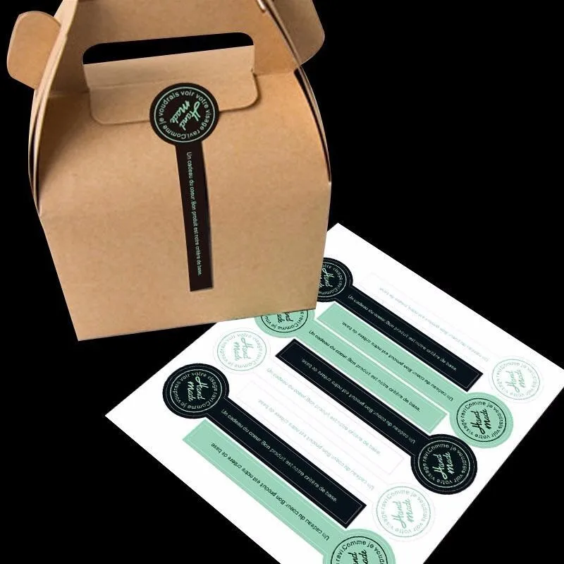 
Strong Adhesive Permanent Sticker Custom Bottle Security Labels Tamper Proof Food Seals Sticker 