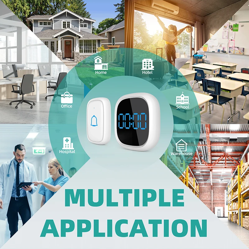 Best Seller Remote Doorbell Chime Smart Home Doorbell Waterproof Wireless Doorbell Kit