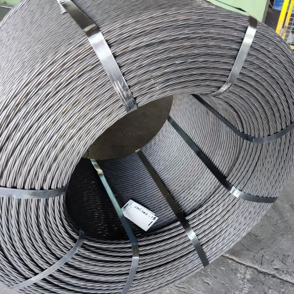 High quality with 1860MPa Strength Level  Steel Strand For Construction Industry