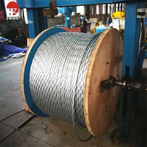 3x7 19mm Galvanized Steel Wire Rope Highway Cable for Cable Barrier