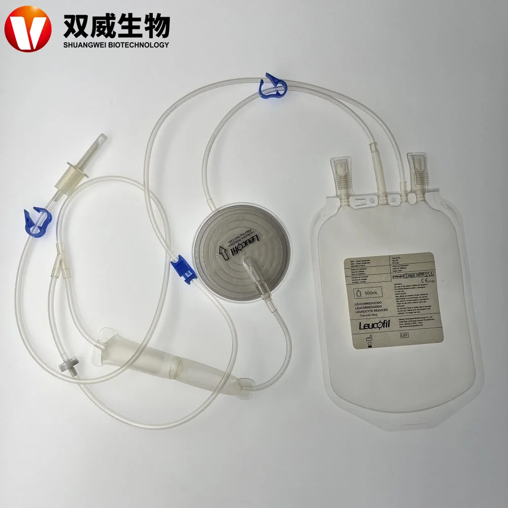 Shuangwei Brand High Quality Blood Center Use blood filter Leukocyte Reduction  Filter for Blood FTS-RC202