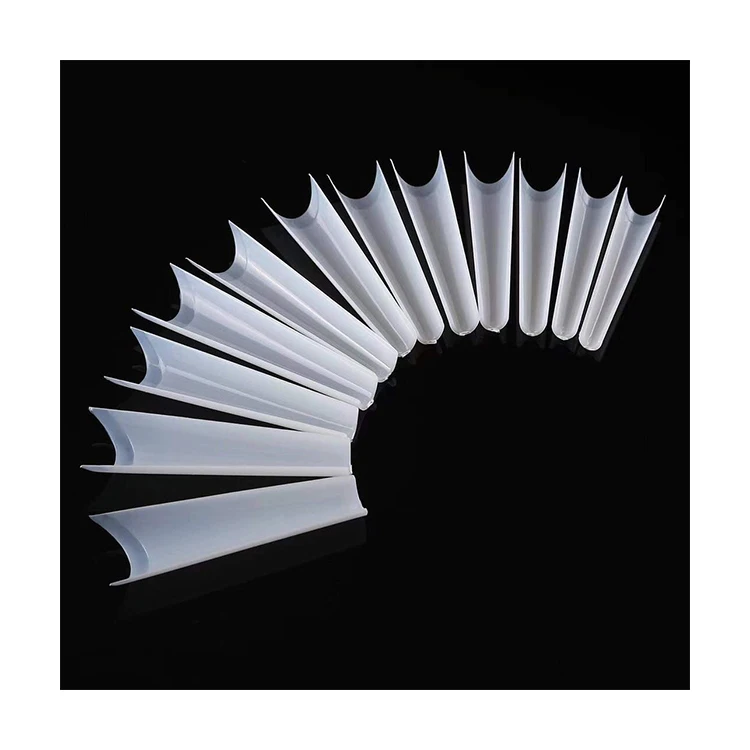 Половина крышка маникюрного салона, накладные ногти гроб французский patckaging дизайн накладные ногти