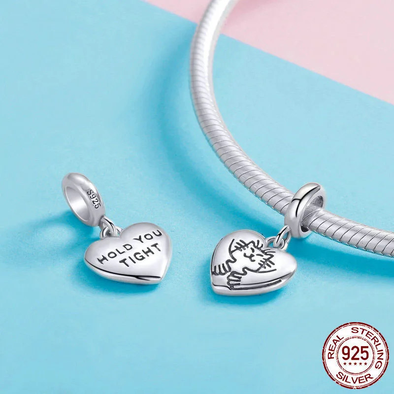 Jewelry Making Diy Bracelet Necklace Custom Designer 925 Sterling Silver Cute Cat Heart Zodiac Unique Charms