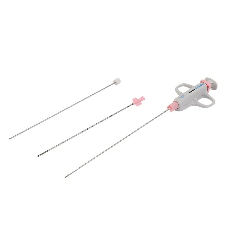 Disposable echo-enhancing sharp needle to ensure cutting of 18mm pleural biopsy needle