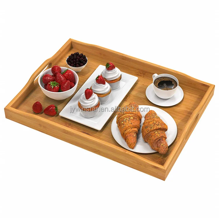 Wooden Breakfast Serving Table Tea Coffee Food Serving Tray used for bed table  Hotel Bed Tray Computer Table