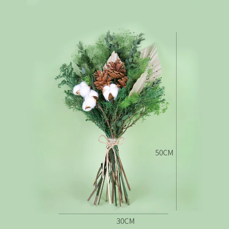 GH-002 wholesale amazon hot sale wedding supplies dried flower Large home decor china decorations Natural flowers artificial