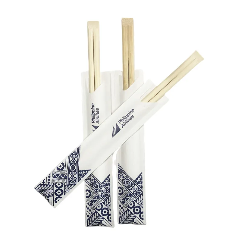 ECO-Friendly New Technique Custom Package Bamboo round twin tensoge Snack Chopsticks