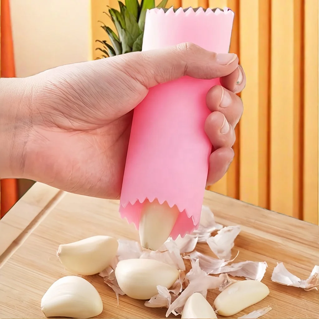 Wholesale Kitchen Accessories  Garlic Peeler Silicone Peel Cooking Tools garlic peeler machine
