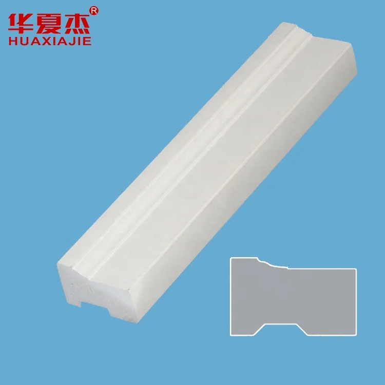 Vinyl 1x2 Pvc Trim Board Pvc Molding Trim Plank White Other Plastic Building Materials 0.35kgs/ M