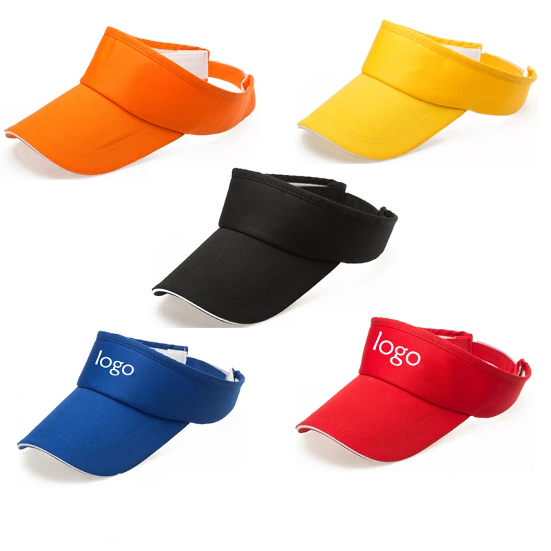 Unisex Custom Cotton Outdoor Blank Sports Cycling UV Protection Sun Golf Visor Baseball Cap