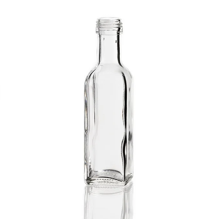 100ml 250ml 500ml 750ml 1L Flint Square Glass Marasca Bottle for Oil & Vinegar