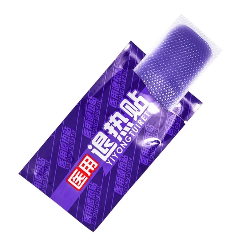 Cooling Patch Fever Relieve Headache Hydrogel Cooling Patch Jiebao Fever Cooling Gel Patch