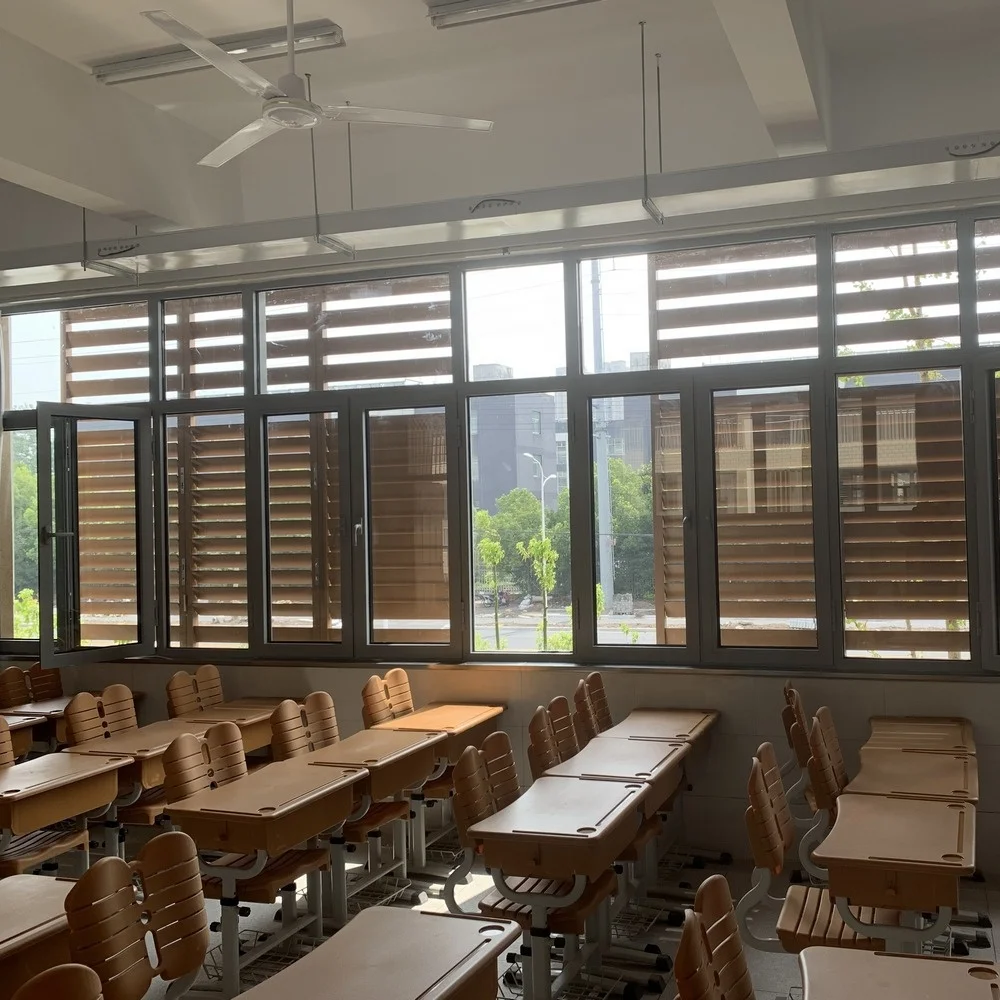 Aluminium Exterior Sunshade Folding Louver Shutter