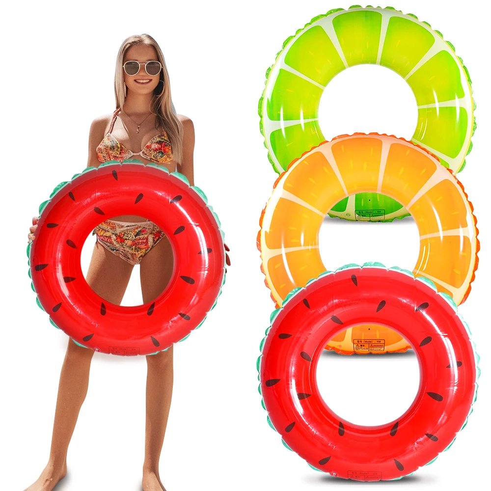 Wholesale Summer Beach Party Decoration Inflatable Swim Ring for Kids Adults Pool Swimming Ring Inflatable Float CN;GUA