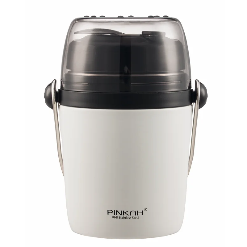 PINKAH 2 pack stainless steel insulated vacuum food jar keep food hot thermos food flask for lunch school soup travel