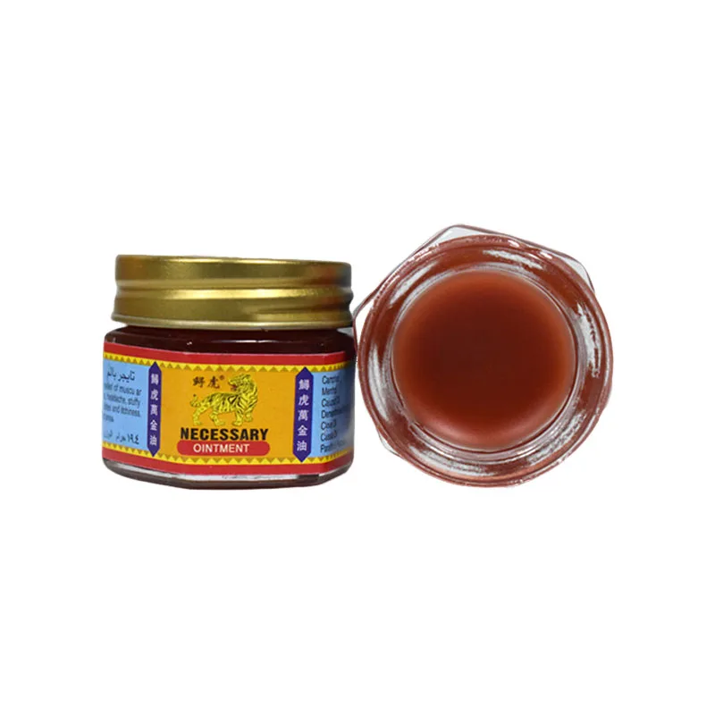 Free Shipping 100% Original Red White Tiger 19.4g Ointment Stomachache Rub Muscular