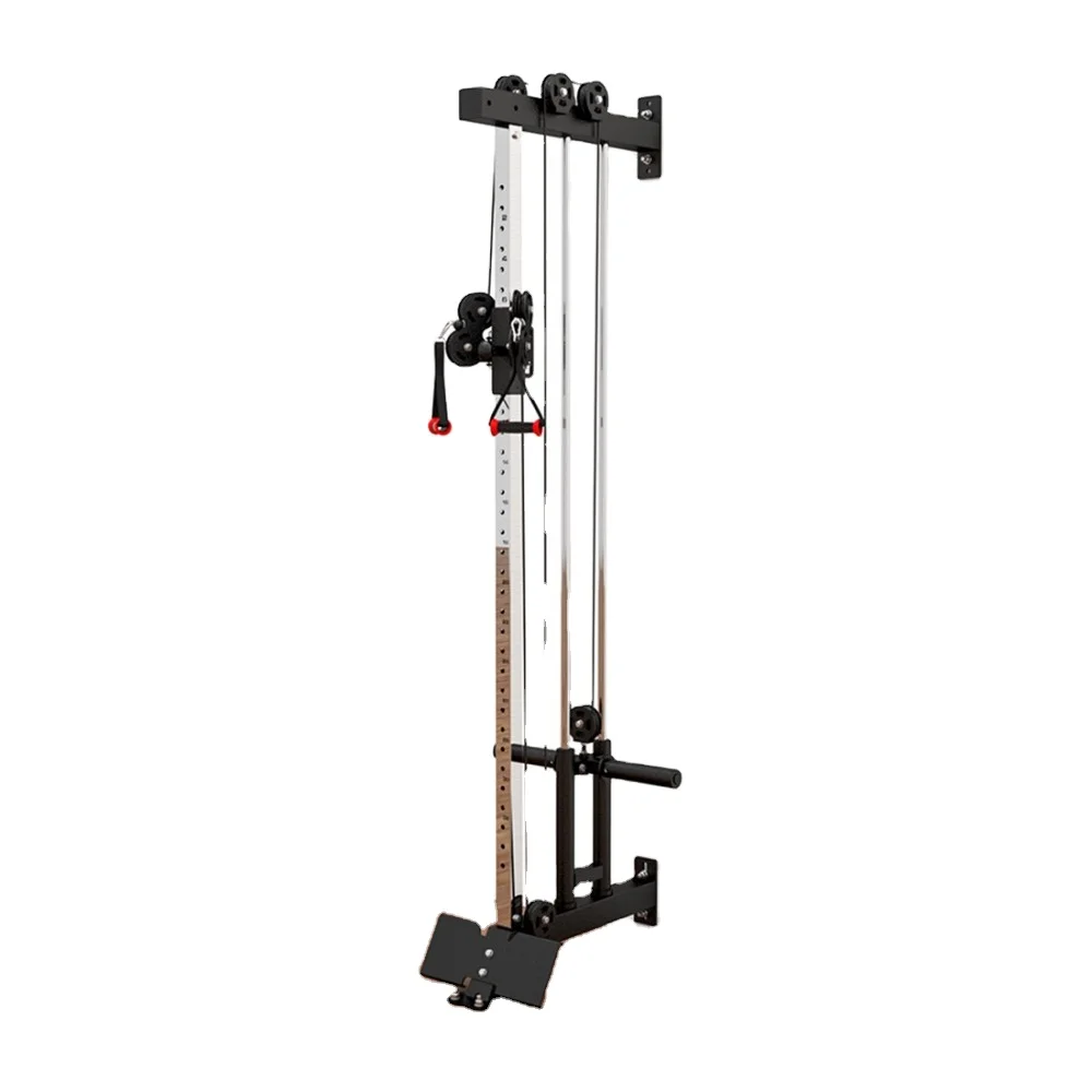Wholesale Customized Multi Function Cable Station Plate Loaded Lat Pull Down Machine Wall Mount Cable Station