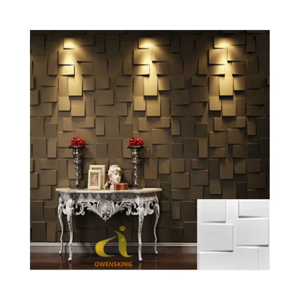 3D Embossed Pattern PVC Wall Panel for Bedroom Ceiling Living Room Background Wall Decoration wall panel