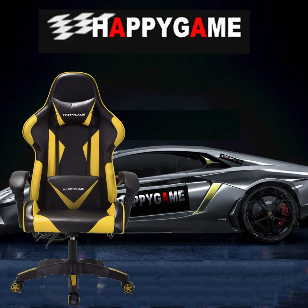 Белый Эргономичный игровой стул