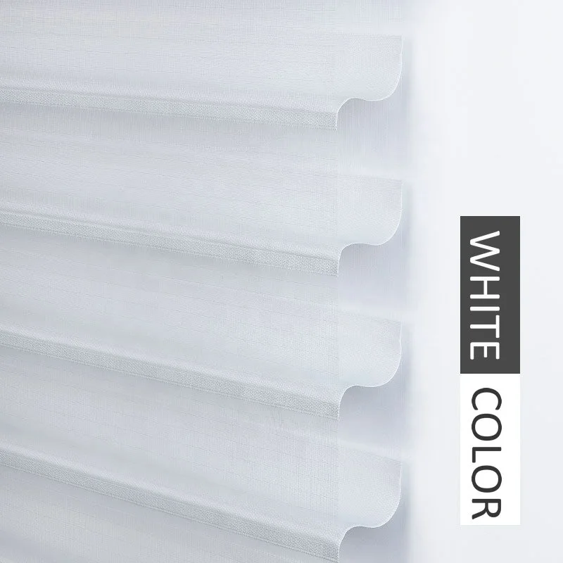 Solar power battery motorized day and night triple shade blinds