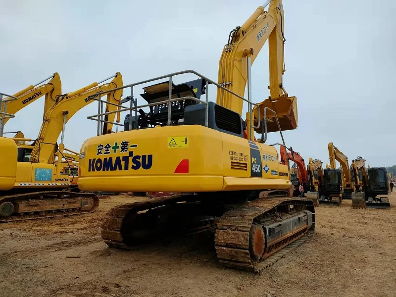 Новое поступление хороших товаров! Оригинальный Komatsu PC450-8 б/у Экскаватор строительная техника 45 тонн тяжелого машинного оборудования для продажи