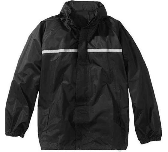 
100% Water Proof Rain Jacket Pant PVC Polyester Hooded Basic Raincoats for adults 