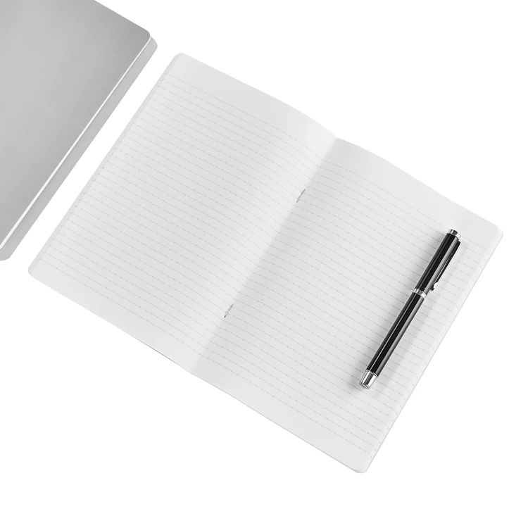 custom cheap all weathers outdoor saddle stitching notebook